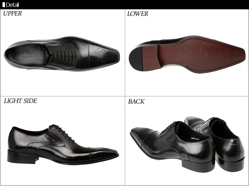 Luxury Genuine Leather Men Formal Shoes Pointed Toe Top Quality Cow Leather Oxford Men Dress Shoes Size 38-48