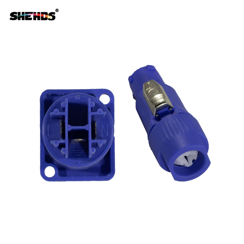 Быстрая доставка оборудование для сценического освещения PowerCon Plug In and Out Blue