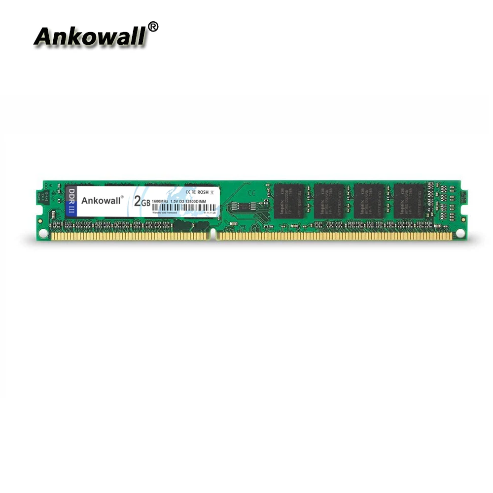 Ankowall DDR3 2 Гб ОЗУ 1333 1600 нет ECC Настольный ПК Память 240 контакты система Высокая