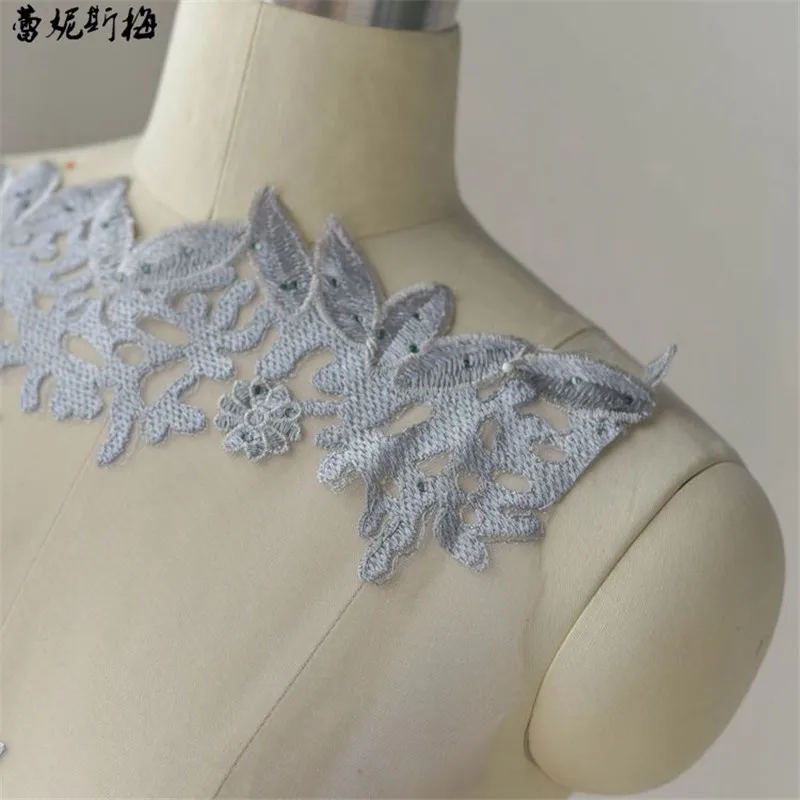 1 шт. Роскошные Горячие сверления 3D ручной diy наклейки Кружева бисером ледяной