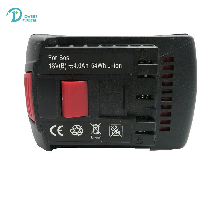 

DVISI BAT609 18V 4000mAh Rechargeable Battery Pack Power Tools Batteries Replacement Cordless for Bosch Drill BAT618 Li-ion