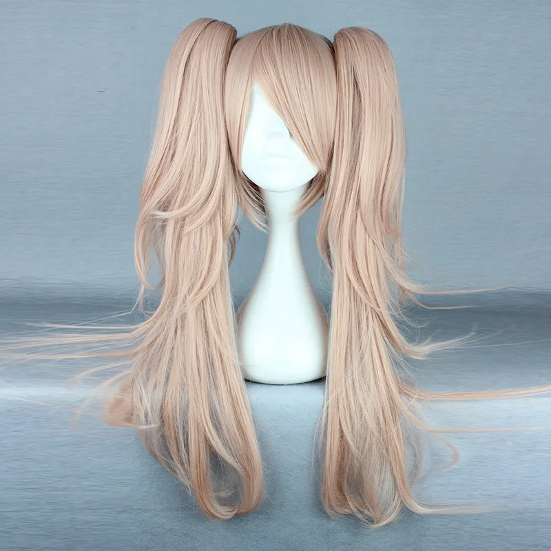 Danganronpa Cosplay Anime Wigs Dangan Ronpa Enoshima Junko Costume Women Long Hair Halloween Prop |