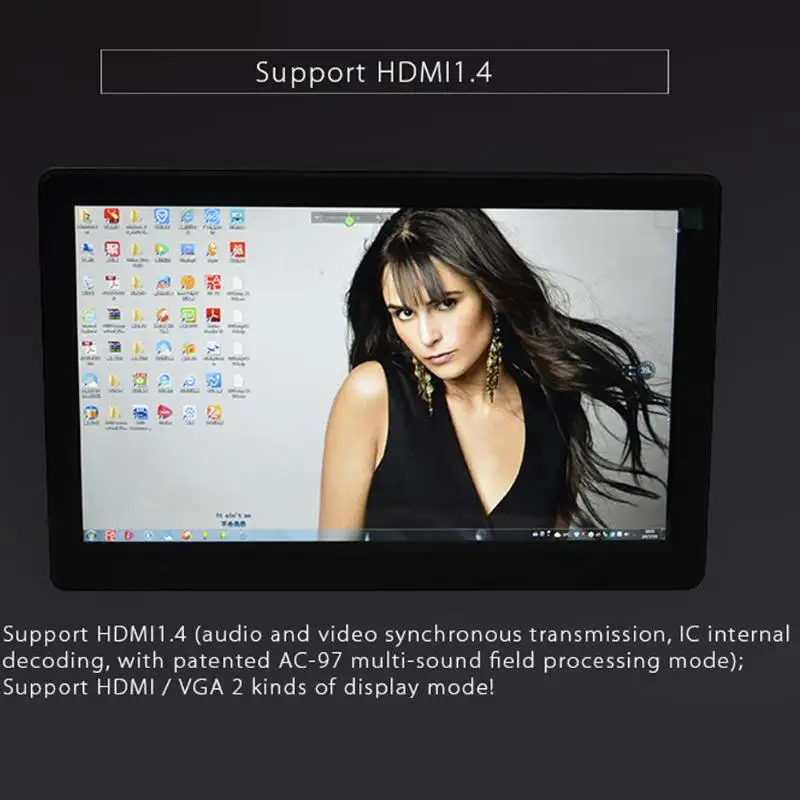 10 дюймов FHD 1080P монитор 1920x1080 ips экран HDMI ЖК-мониторы чехол для Raspberry Pi PS3 4 для WiiU Xbox 360 One для Mac mini