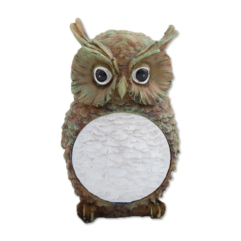 Смола моделирование сова солнечного света Новинка Ночь СВЕТОДИОДНЫЕ Лампы