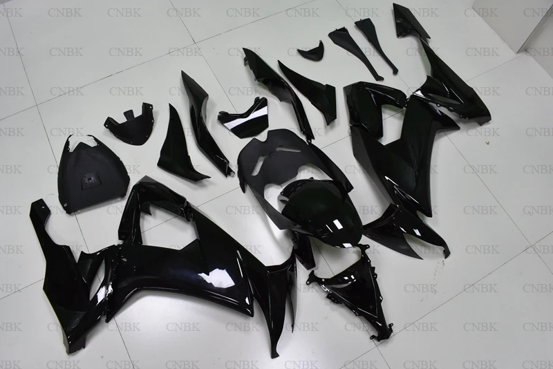 for Kawasaki ZX10r 2008 - 2010 Bodywork 08 09 glossy Black Motorcycle Fairing Ninja ZX 10r Body Kits Unpainted | Автомобили и