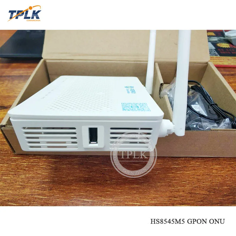 Лидер продаж GPON ONU ONT FTTH Fibra Optica HS8545M5 10 шт./лот маршрутизатор 1GE + 3FE VOICE WIFI мини-размер