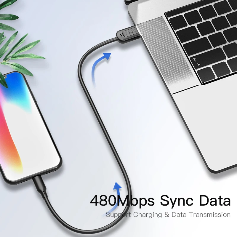 ! Кабель для передачи данных ACCEZZ iPhone X XS MAX XR 8 7 6 6S 5 5S Plus светящийся зарядный USB