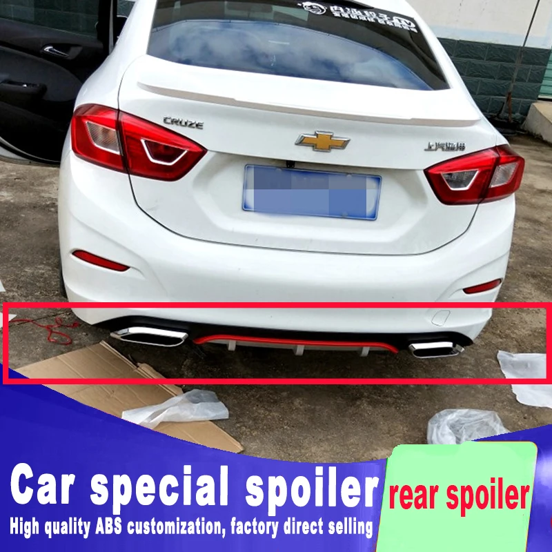 Новый модный задний спойлер 2017 2018 года для Chevrolet Cruze высококачественный большой