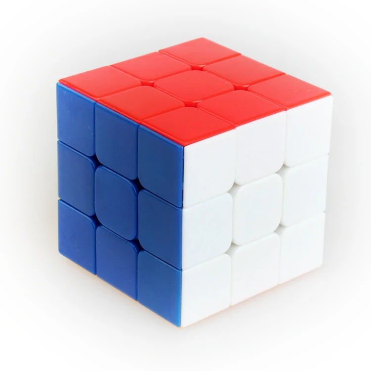 Оригинальный 56 мм Shengshou Радуга 3x3x3 Профессиональный Magic Cube Stickerless красочные с