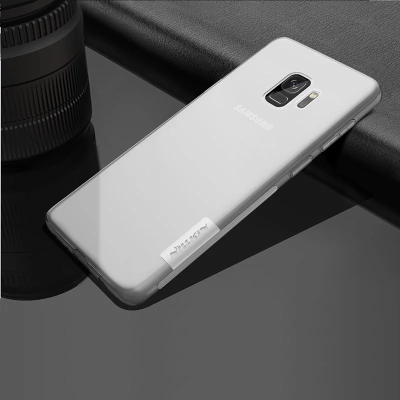 Мягкий ТПУ чехол Nillkin для Samsung Galaxy S8 S9 + тонкий силиконовый прозрачный Plus оболочка |