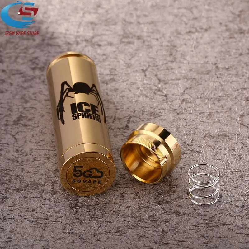 Оригинальный 5GVAPE электронная сигарета Ice Spider мех мод vape подходит 18650/20700 батарея 25