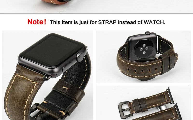 MAIKES, винтажный кожаный ремешок для Apple Watch, ремешок 44 мм, 40 мм, серия 4, 3, 2, 1, ремешок iWatch, ремешок для Apple Watch, 42 мм, 38 мм