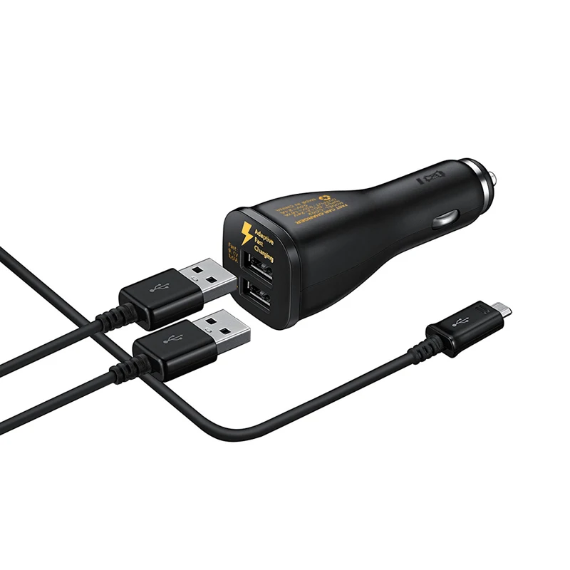 Быстрая зарядка 5V 9V Dual USB Автомобильное быстрое зарядное устройство адаптер для