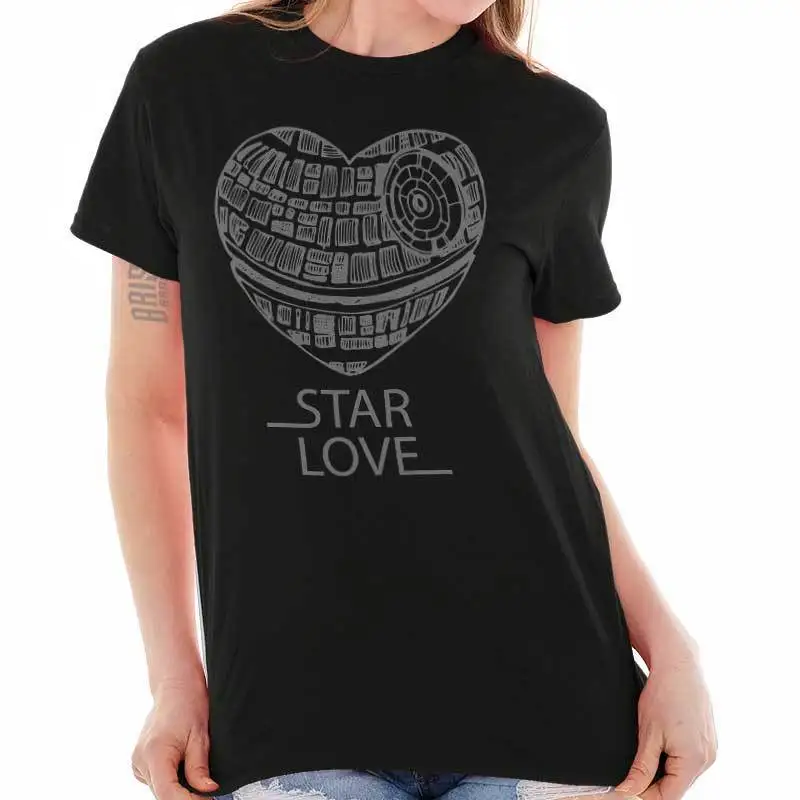 Забавная футболка с надписью Star Love War Death Cool Gift Idea Jedi крутая Повседневная Мужская