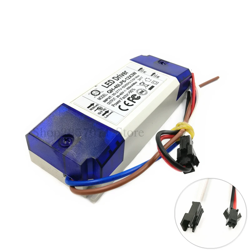 6 12x3W 900mA светодиодный драйвер 20W 30W 40W DC20 42V Мощный источник питания для