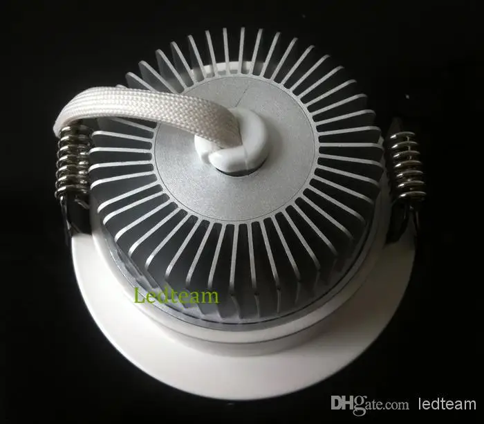 Newest Arrive 10W 12W Dimmable LED Downlights Recessed Light Warm/Cool White With Power 120 Beam Angle CE&ampROHS UL SAA Approve | Лампы и