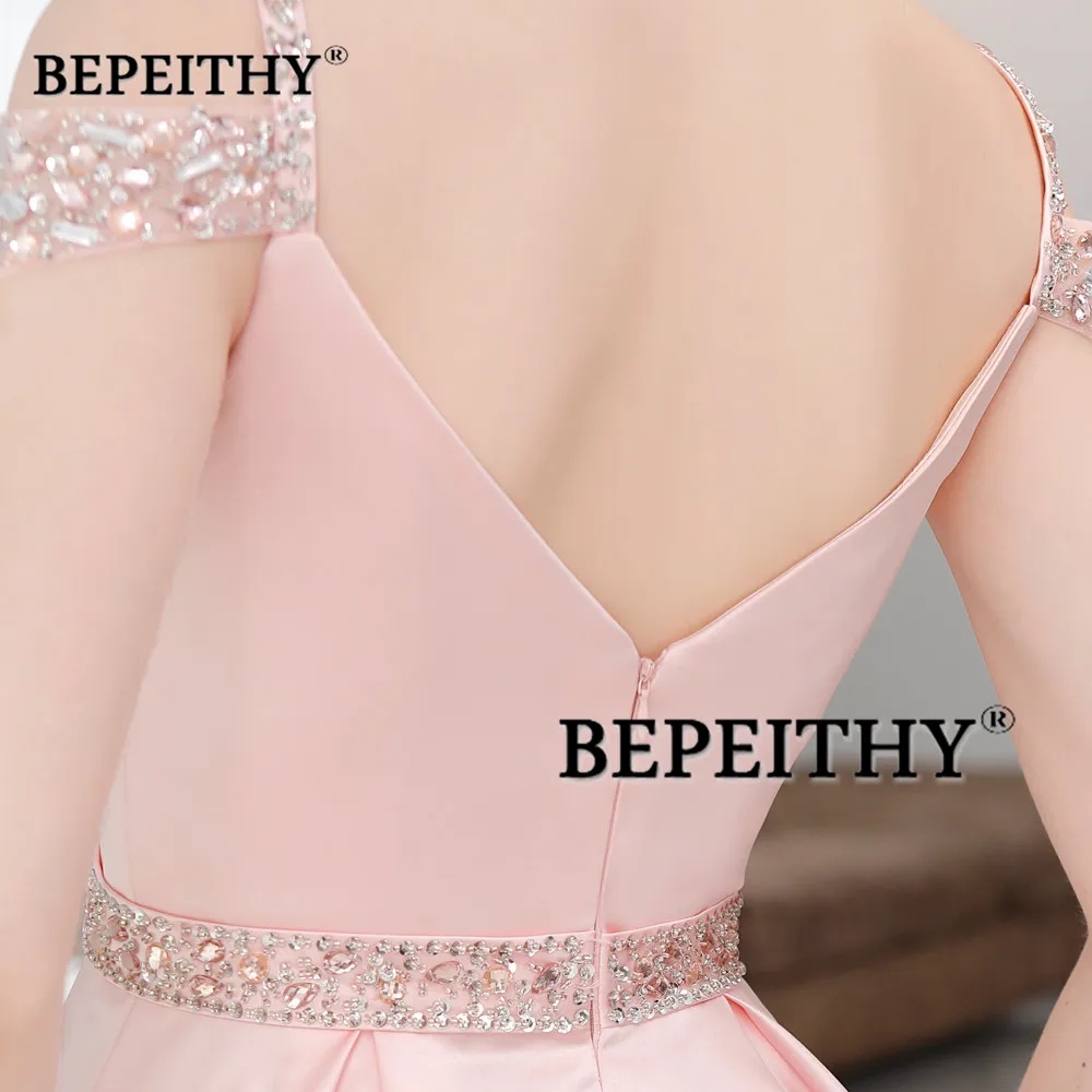 Простое, но Элегантное длинное вечернее платье с кристаллами vestido de festa Новое поступление винтажное длинное платье для выпускного вечера