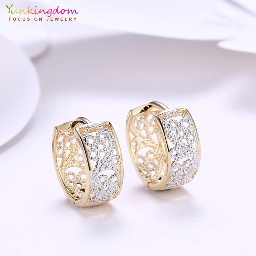 Винтажные геометрические золотые брендовые круглые серьги-кольца Модные