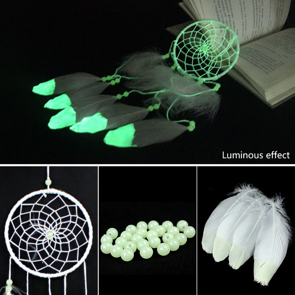 Крутой флуоресцентный Ловец снов комнатные Подвесные Украшения ручной работы