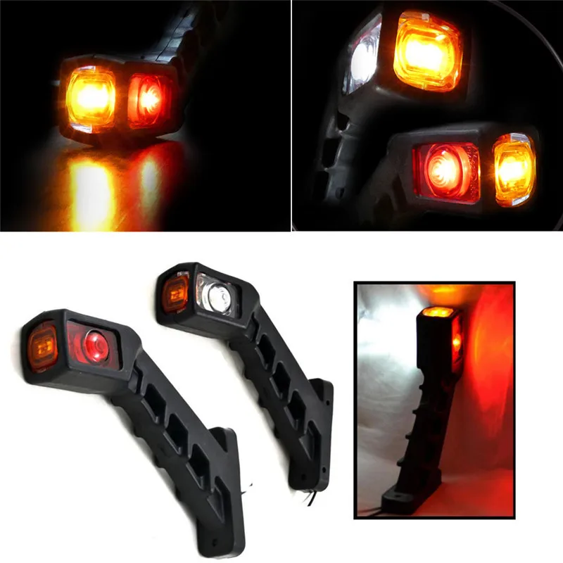 1 шт 12 V 24 SMD светодиодный боковые габаритные огни стебель контур лампа индикатор