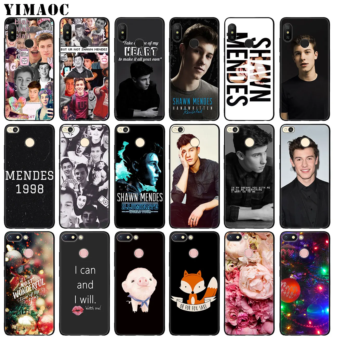 YIMAOC Shawn Mendes Magcon Мягкий силиконовый чехол для телефона Xiaomi MI 10 9 9T CC9 CC9E A3 Pro 8 SE A2 Lite A1