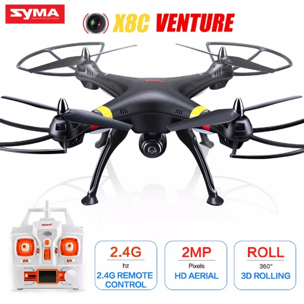 Дрон SYMA X8C с HD камерой 2 4G 4CH 6 осевой Профессиональный Радиоуправляемый