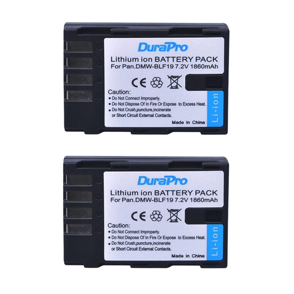 2 шт. 7 в 1860 мАч DMW BLF19 литий ионная аккумуляторная батарея для камеры Panasonic Lumix DMC GH3