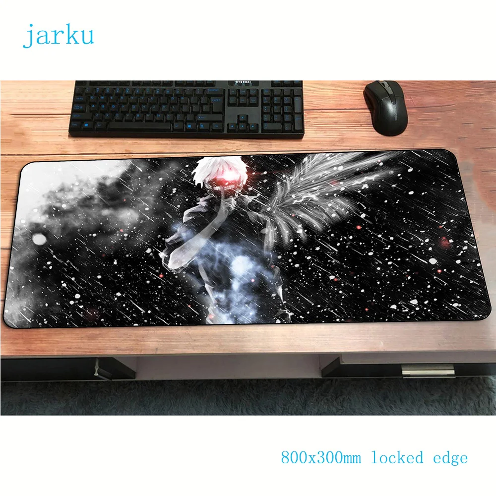 

tokyo ghoul mouse pad gamer Personality 800x300x2mm notbook mouse mat gaming mousepad laptop pad mouse PC desk padmouse mats