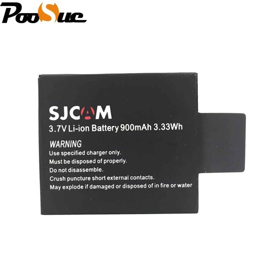 Аккумулятор SJ4000 900 мАч 4000 Вт ч для SJCAM SJ серии SJ5000 SJ6000 SJ8000 SJ7000 SJ9000 M10 EKEN 4K H8 H9|battery for