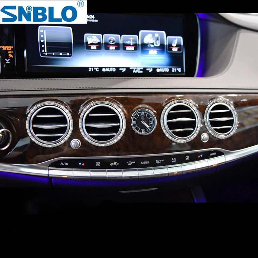 4 шт. автомобильные аксессуары для Mercedes Benz S Class 320 400 500 2014 2015 2016 2017 2018|Лепнина