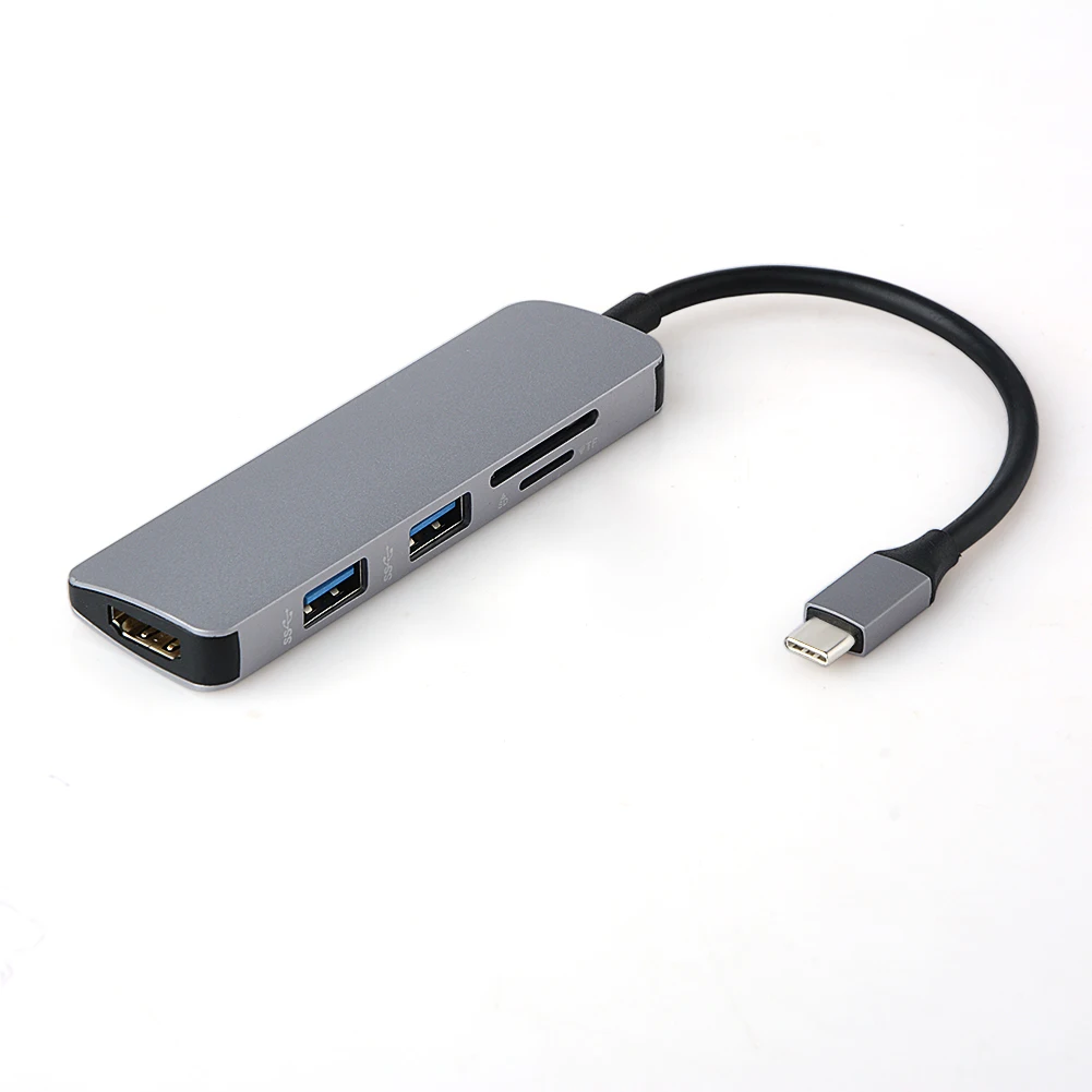 USB C концентратор USB-C до 3 0 совместимому с HDMI VGA портом Thunderbolt адаптер для MacBook Samsung