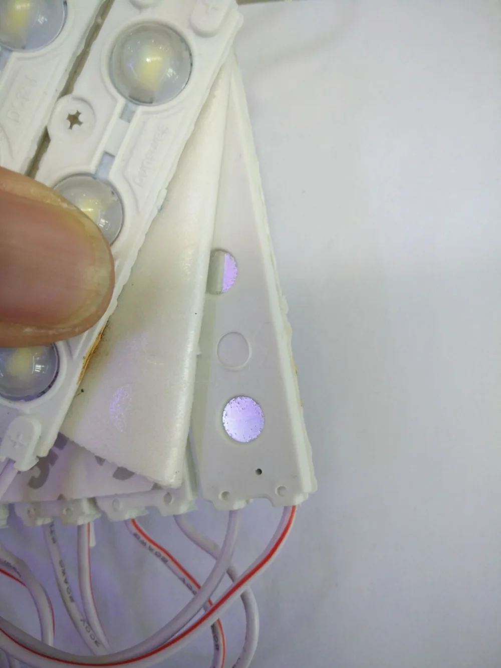 1000 шт./лот 5630 3 светодиодных модуля Светодиодная панель белого теплого синего