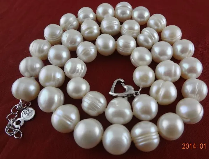 Жемчужное ожерелье длина 45 см натуральный жемчуг размер 8-9 мм | Украшения и