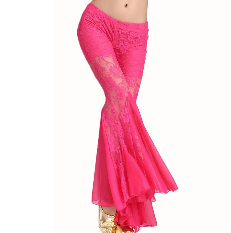 Новинка 2016 женские брюки для танца живота сексуальные кружевные танцев штаны