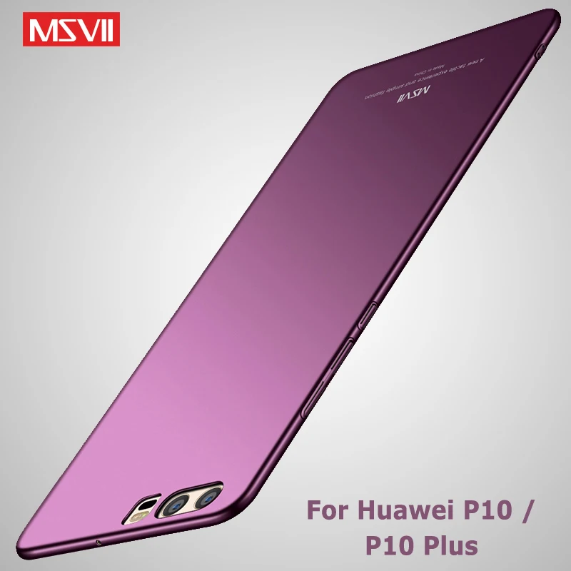 Msvii чехлы для huawei P10 Lite чехол для huawei P10 Plus чехол P 10 Lite тонкий матовый PC чехол для huawei P10lite чехол s