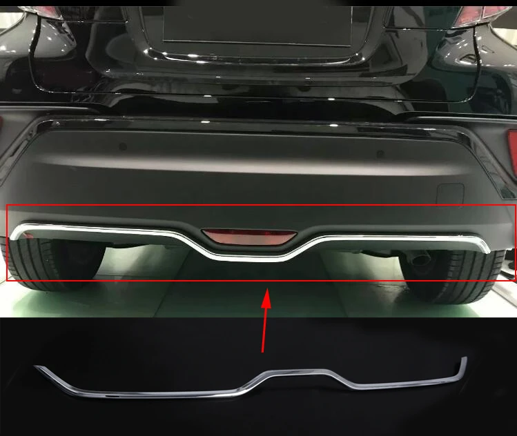 2016 2017 2018 для Toyota C HR CHR Нержавеющая Задняя Крышка багажника Багажника молдинг