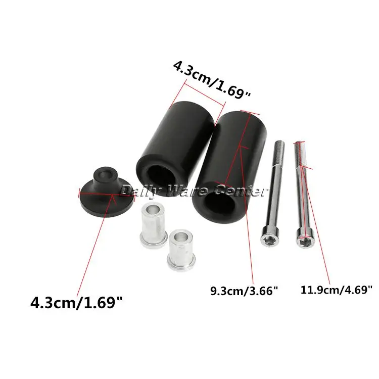 Запчасти для мотоциклов Рама Ползунки Левая Правая крэш-колодка защита от