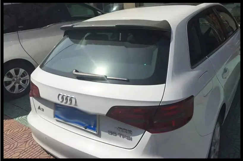 Спойлер HLONGQT из углеродного волокна для Audi A3 Sportback 2014.2015.2016.2017 высококачественные
