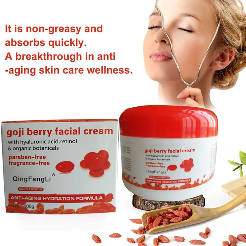Goji Berry увлажняющий крем для ухода за кожей лица крем отбеливающий крем шрам удалить портативный дом здоровье аксессуары для крема