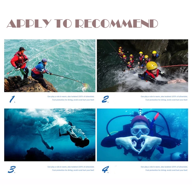 Неопреновые короткие пляжные носки для дайвинга Нескользящие ботинки