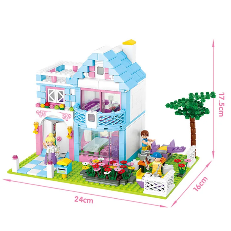 Миниатюрный Кукольный домик Kitoz коробка для комнаты домашняя вилла садовая