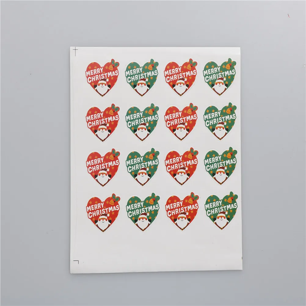 48 шт. декоративные наклейки в форме сердца Санта Клауса|Канцелярские наклейки| |