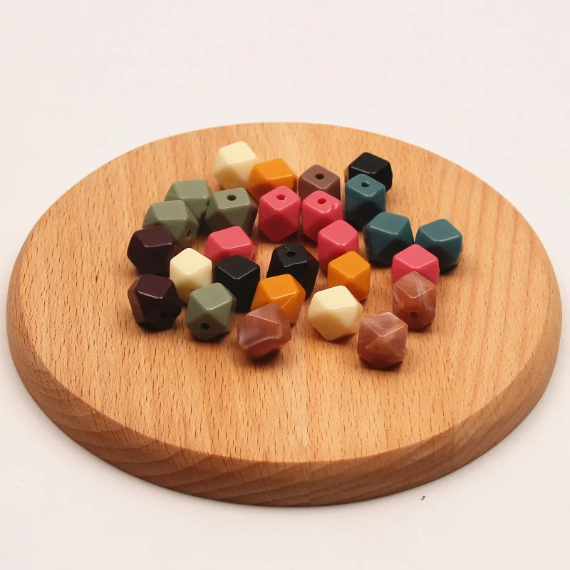 High Quality 30Pcs Mixed Faceted Beads Acrylic For Jewelry Making Handmade Earring Pendant DIY Findings 11mm | Украшения и