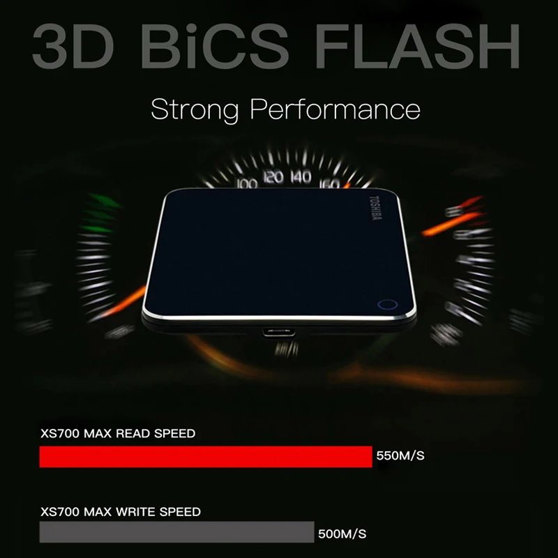 Toshiba USB3.1 SSD Портативный внешний 480 ГБ Type c твердотельный диск 240G для поддержки windows
