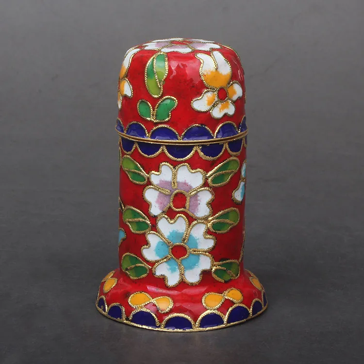 1 шт. многоцветный Пекин ручной работы Cloisonne зубочистка