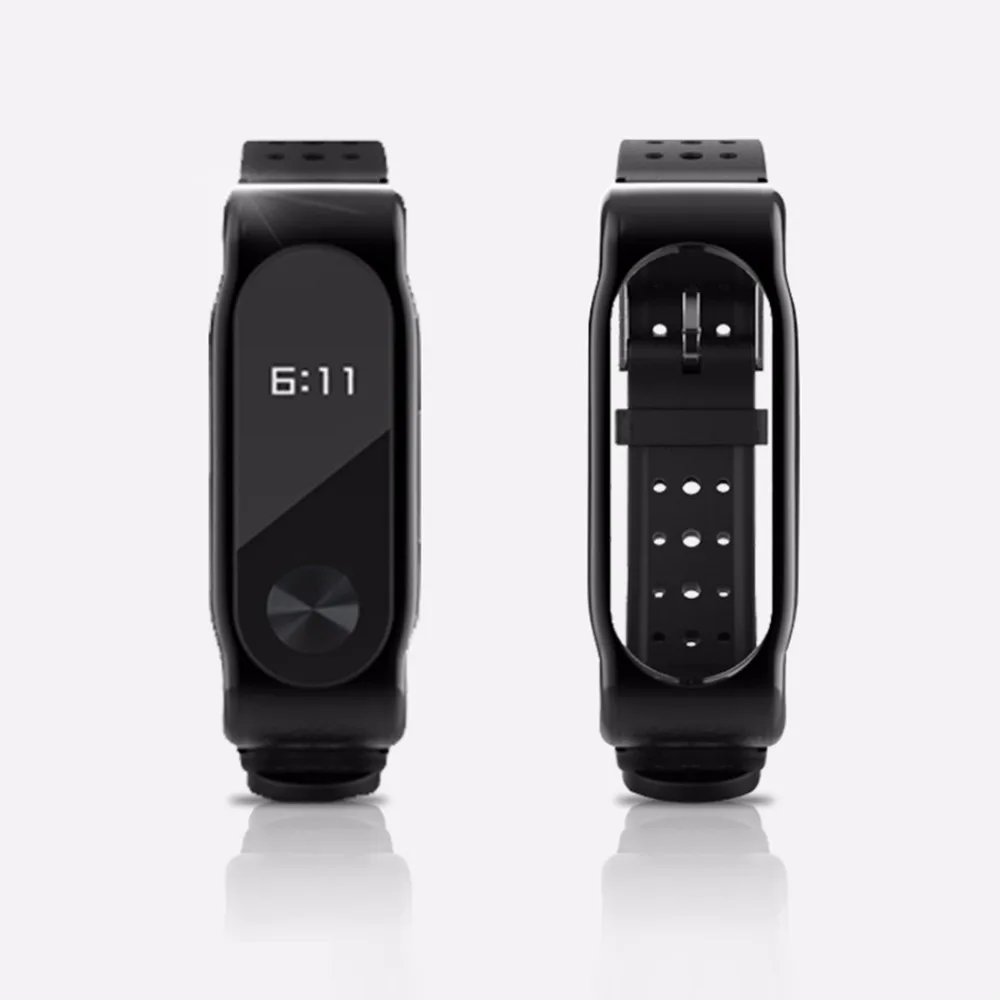 Ремешок для наручных часов mi Band 2 спортивный дышащий силиконовый сменный Браслет