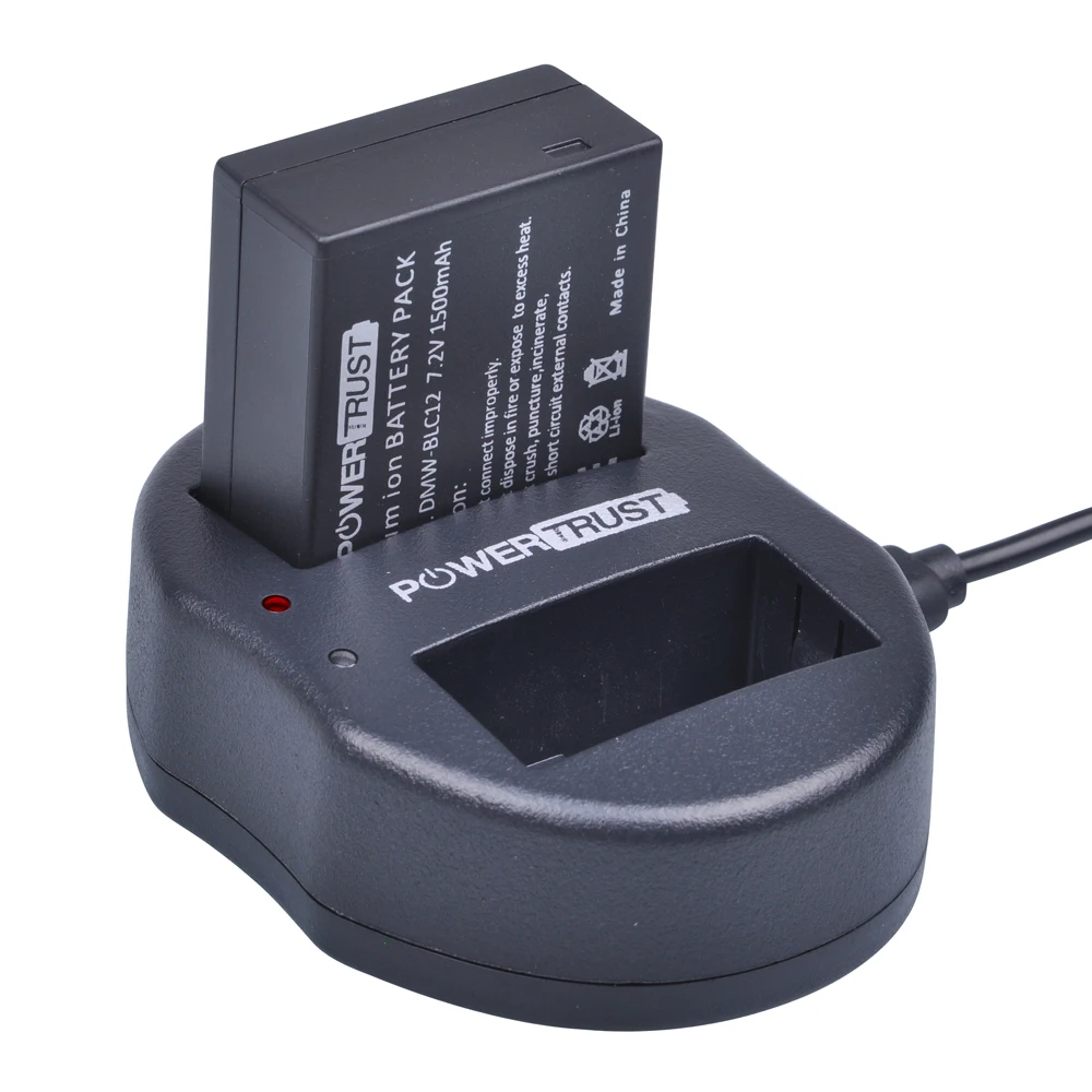 Фото 2 шт., аккумулятор для фотоаппарата и зарядное устройство с двумя USB-портами для Panasonic FZ1000, FZ200, FZ300, G5, G6, G7,GH2 №4