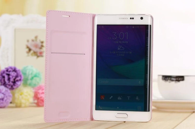 Откидной кожаный чехол для телефона samsung Galaxy Note Edge SM N915 N9150 N915F N915T N915G SM-N915F чехол-кошелек для кредитных карт