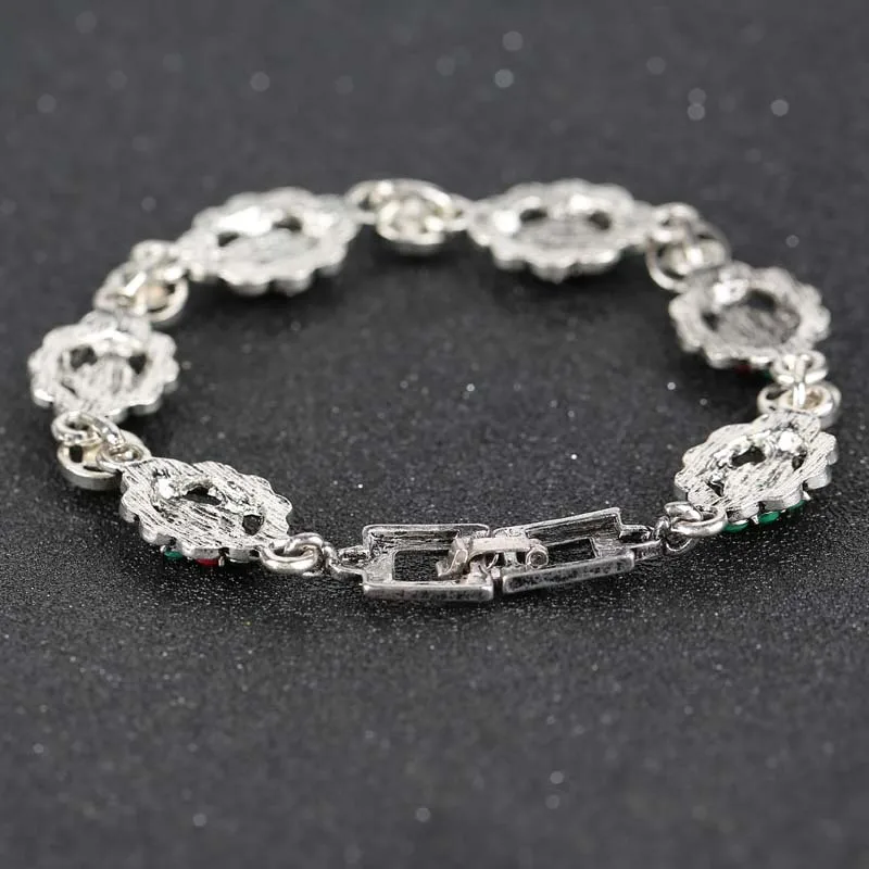 Индийские модные украшения посеребренные браслеты из серии для женщин 5 секунд