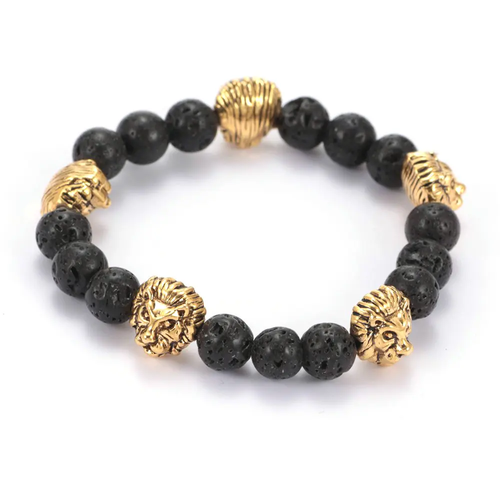 Новые поступления Везувиана камень браслет из бисера Высокое Качество Слон chamrs